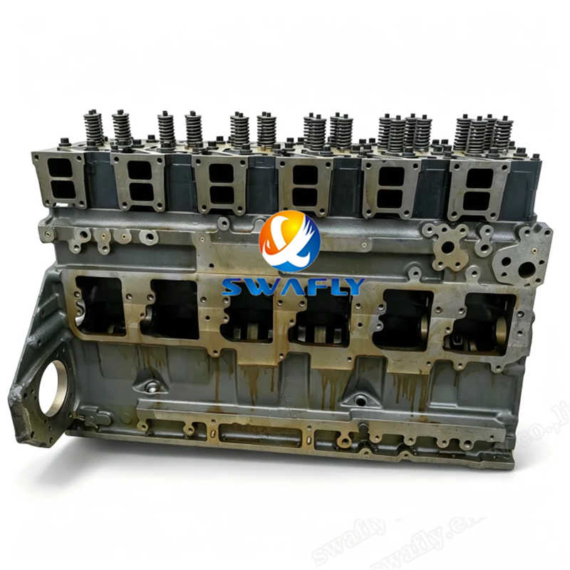 แบรนด์ใหม่ Komatsu SAA6D125E-2 ประกอบเครื่องยนต์บล็อกยาวสำหรับ PC400 PC450 Excavator